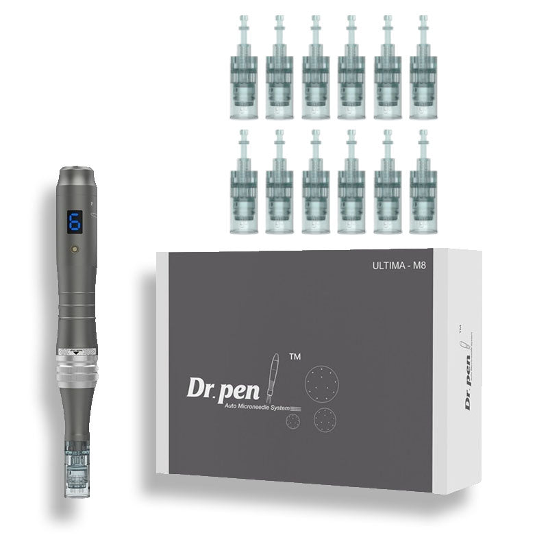 Dr. Pen M8 Microneedling Pen with 12 Cartridges