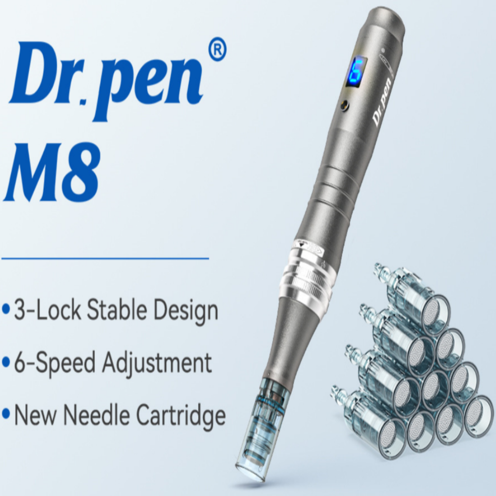 Dr. Pen M8 Microneedling Pen with 12 Cartridges